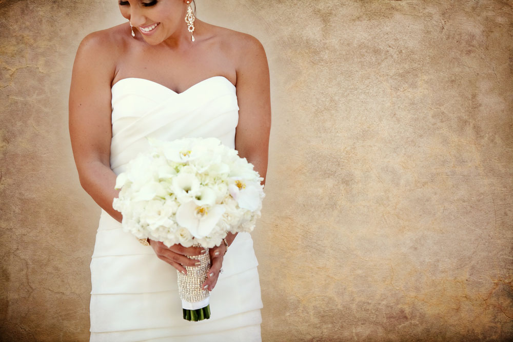 Boho chic bridal bouquet